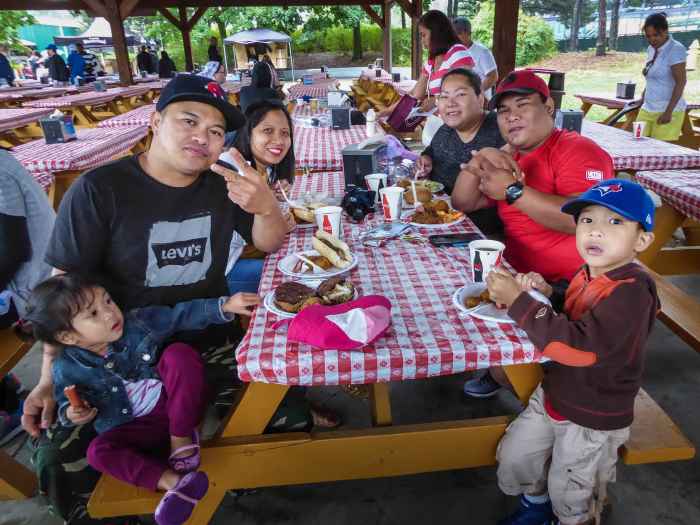 Fiera Foods family members at Canada's Wonderland